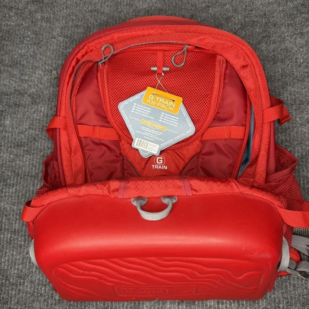 Kurgo Small G-Train Backpack Dog and Cat Carrier - Red